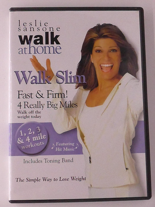 Leslie Sansone Walk at Home - Walk Slim Fast and Firm (DVD, exercise) - K8 - for just $1.99! 