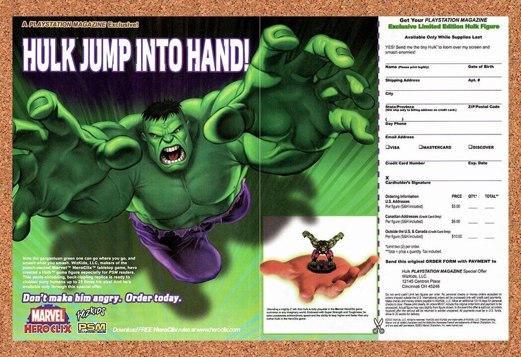 2003 Hulk Marvel Original Ad - for just $21.49! 