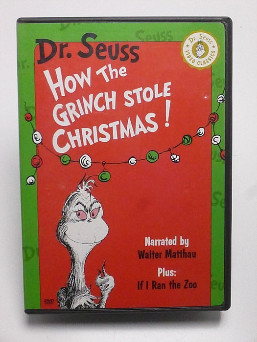 Dr. Seuss How the Grinch Stole Christmas (DVD, 1992) - K9 - for just $7.99! 