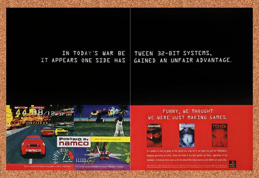 1995 Namco PS1 Games Original Ad v2 - for just $21.49! 