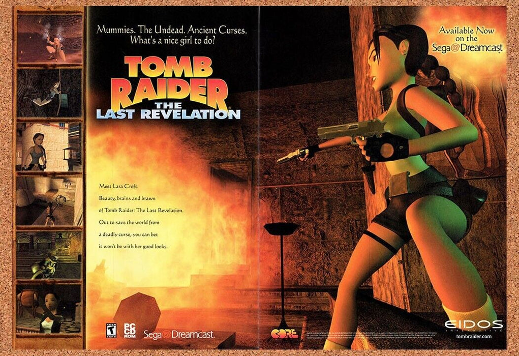 2000 Tomb Raider The Last Revelation Dreamcast Original Ad v2 - for just $21.49! 