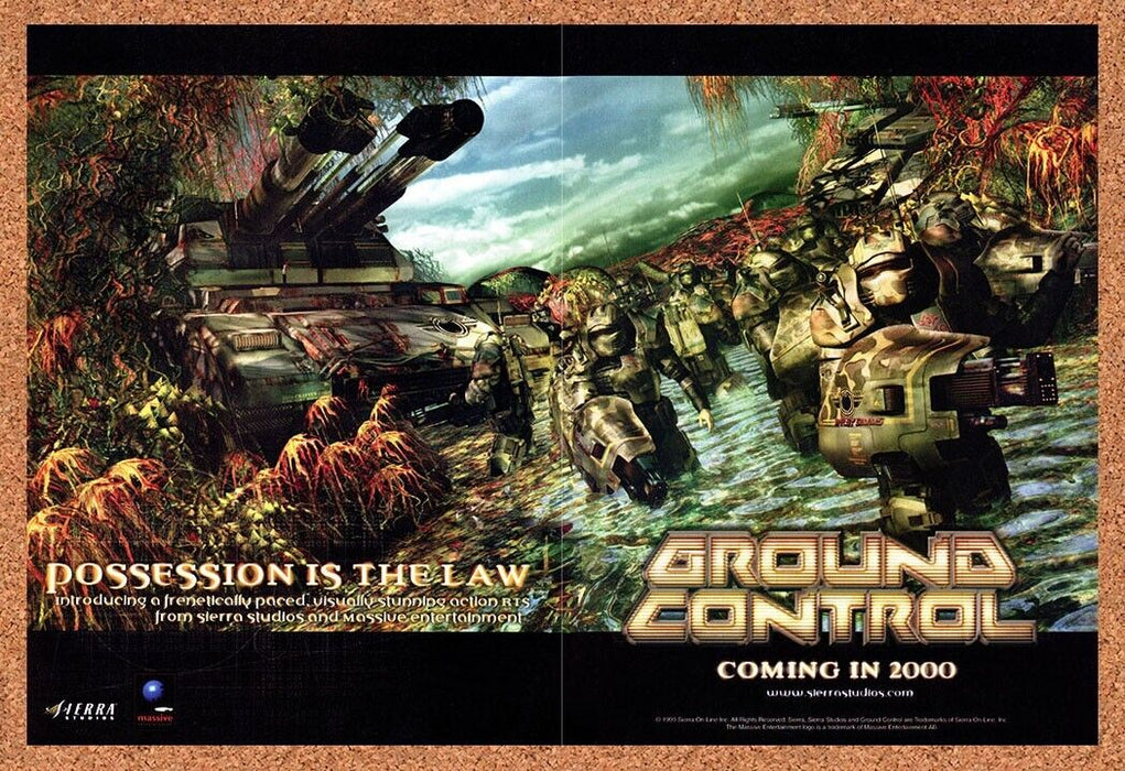 2002 Ground Control PC Original Ad v1 - for just $21.49! 