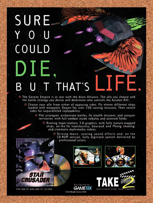 1994 Star Crusader IBM Original Ad v1 - for just $17.99! 