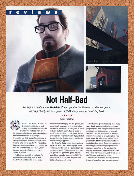 2007 Half-Life 2 PS2 Original Upcoming Release Ad - for just $17.99! 