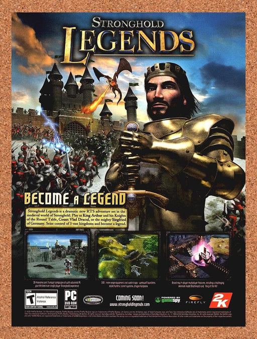2006 Stronghold Legends PC Original Ad v1 - for just $19.49! 