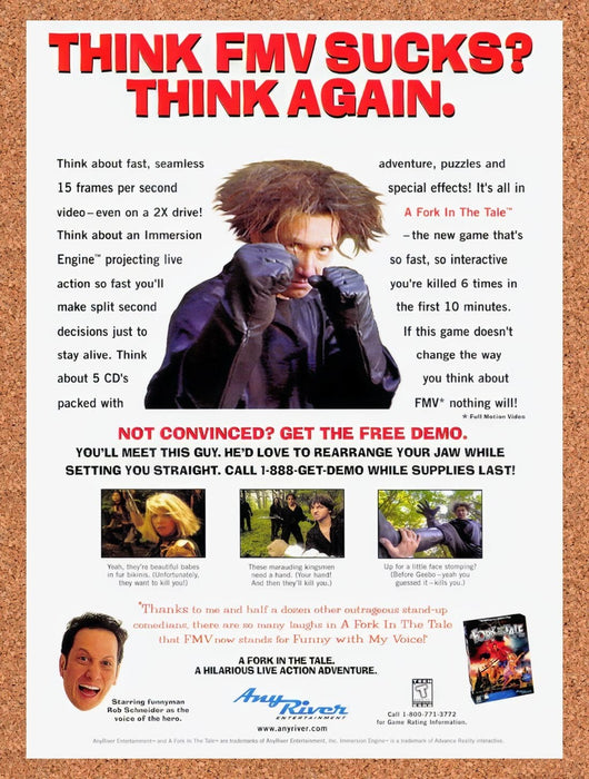1997 A Fork In The Tale PC Original Ad v1 - for just $17.99! 