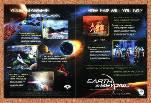 2003 Earth And Beyond PC Original Ad - for just $21.49! 