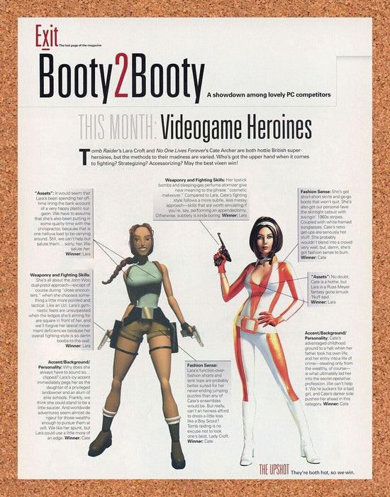 2003 Tomb Raider PC Original Booty 2 Booty Review Ad - for just $18.99! 