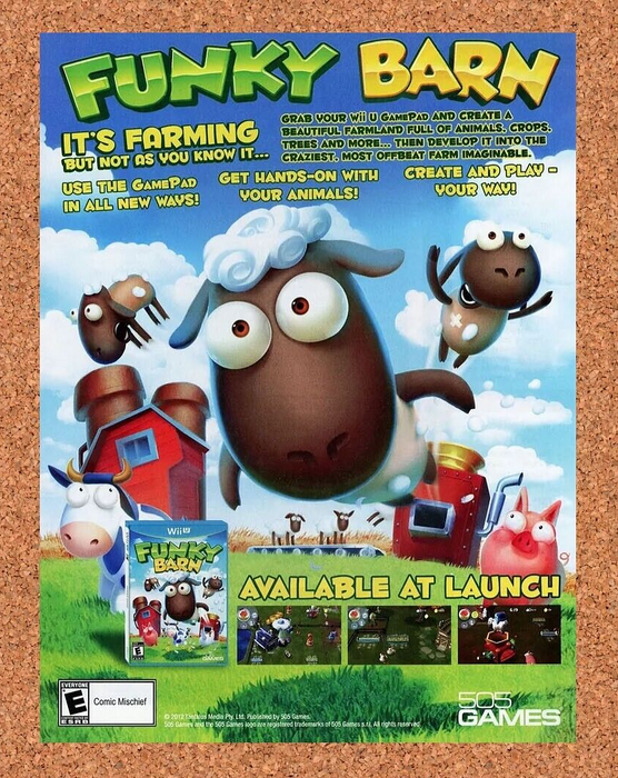 2015 Funky Barn Wii U Original Ad - for just $17.99! 