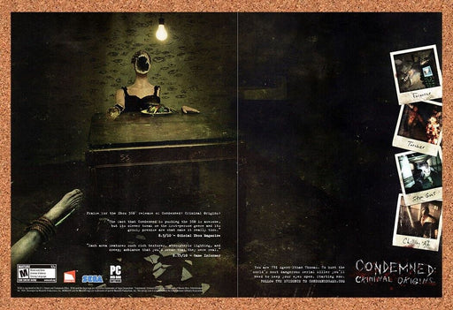 2006 Condemned Criminal Origins Xbox 360 Original Ad v1 - for just $21.49! 