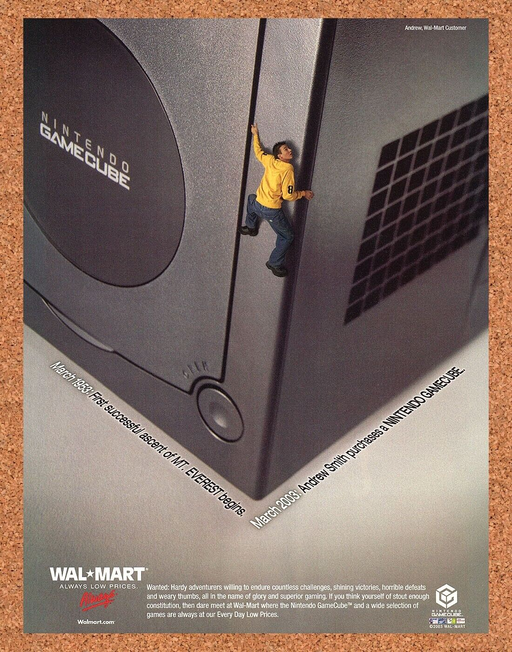 2004 Nintendo GameCube Console Original Wal-Mart Ad v3 - for just $17.99! 