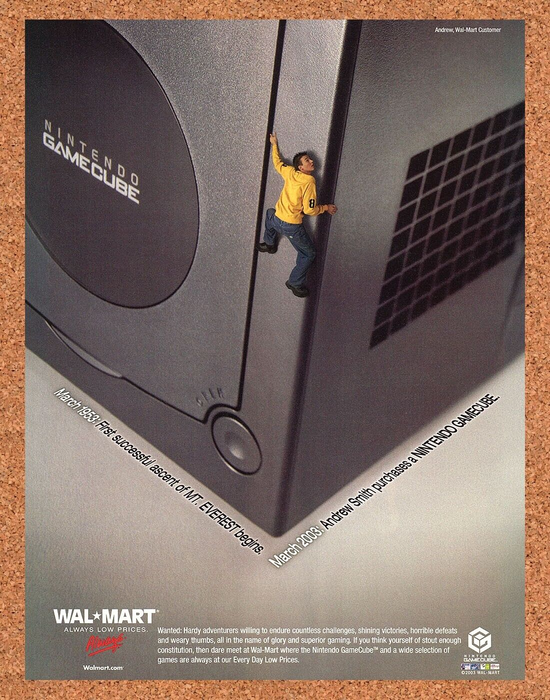 2004 Nintendo GameCube Console Original Wal-Mart Ad v3 - for just $17.99! 
