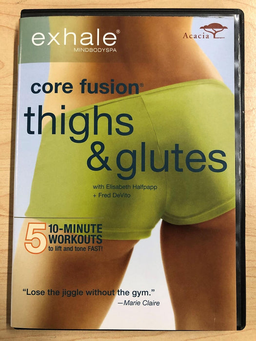 Exhale - Core Fusion Thighs and Glutes (DVD, exercise) - J0205 - for just $1.99! 