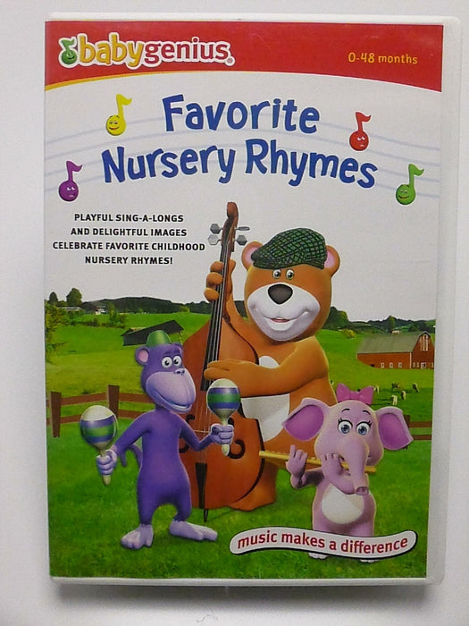 Baby Genius - Favorite Nursery Rhymes (DVD, 2006) - K9 - for just $1.99! 