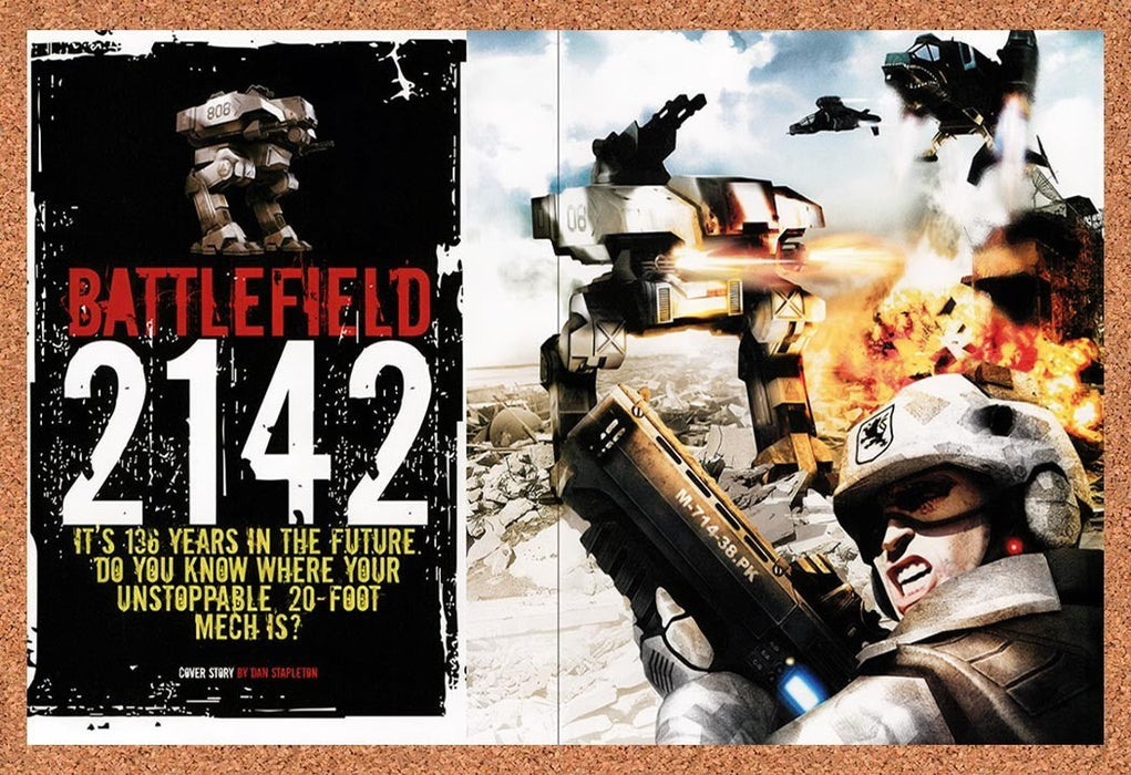 2006 Battlefield 2142 PC Original Ad vr2 - for just $23.99! 