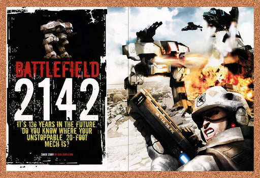 2006 Battlefield 2142 PC Original Ad vr2 - for just $23.99! 