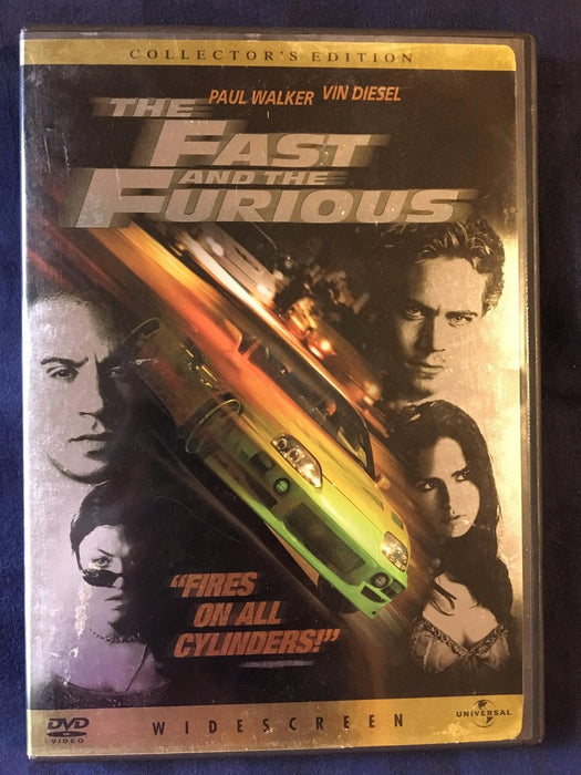 The Fast and the Furious (DVD, 2001, Widescreen, Collectors Edition) - L05 - for just $1.99! 