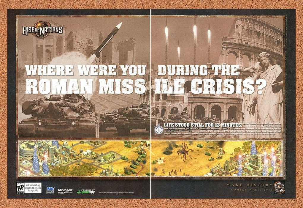 2005 Rise Of Nations PC Original Ad - for just $21.49! 
