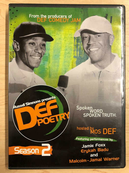 Russell Simmons Presents Def Poetry Season 2 - Jamie Foxx (DVD, 2005) - K9 - for just $1.99! 