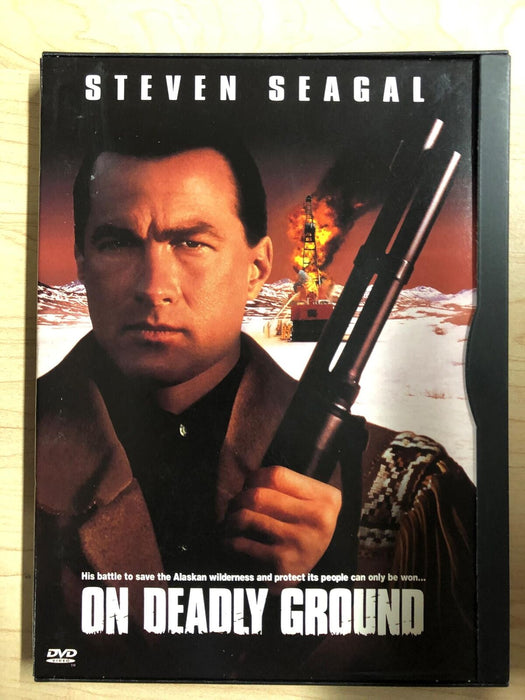 On Deadly Ground (DVD, 1994) - L04 - for just $3.99! 