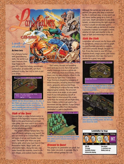1993 LandStalker Genesis Original Advertisement v1 - for just $19.49! 