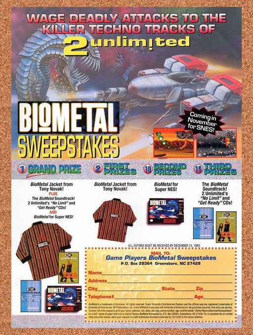 1993 Biometal Sweepstakes Original Ad v3 - for just $17.99! 