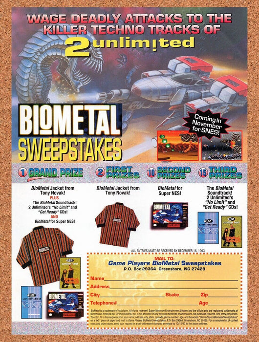 1993 Biometal Sweepstakes Original Ad v3 - for just $17.99! 