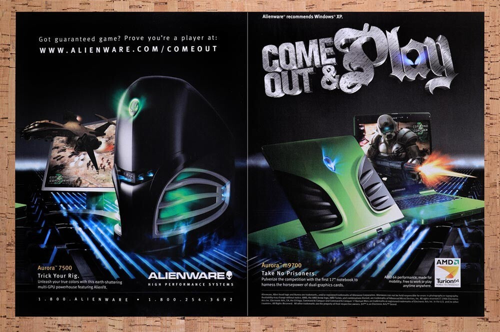 2007 Command & Conquer 3 Tiberium Wars Alienware Original Ad v6 - for just $21.49! 