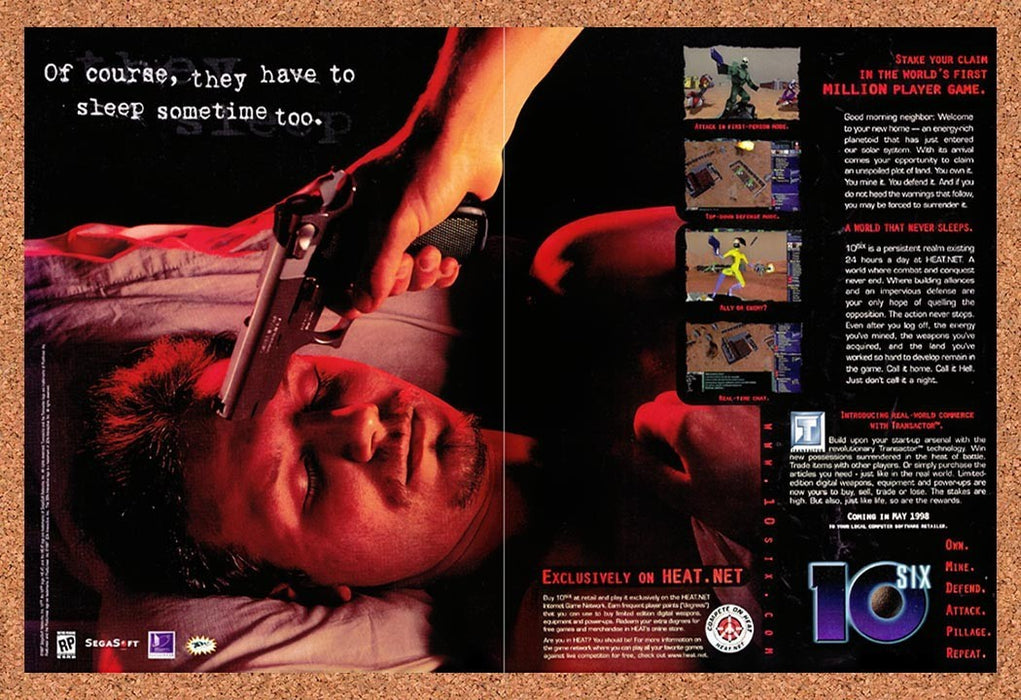 1998 10Six PC Original Advertisement v1 - for just $19.19! 