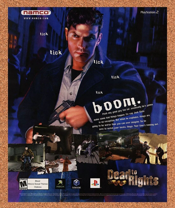 2006 Dead To Rights PS2 Original Ad v2 - for just $17.99! 