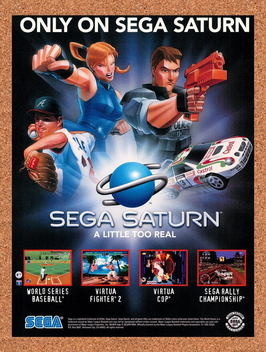 1996 Sega Saturn Games Original Ad v10 - for just $17.99! 