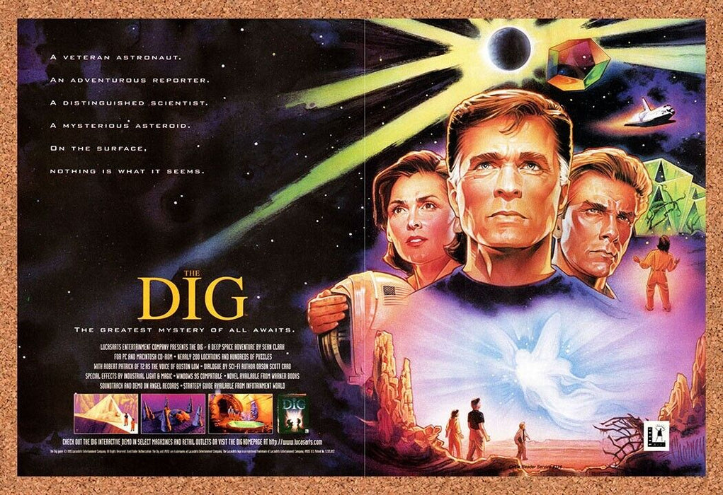 1997 The Dig PC Original Ad v2 - for just $21.49! 