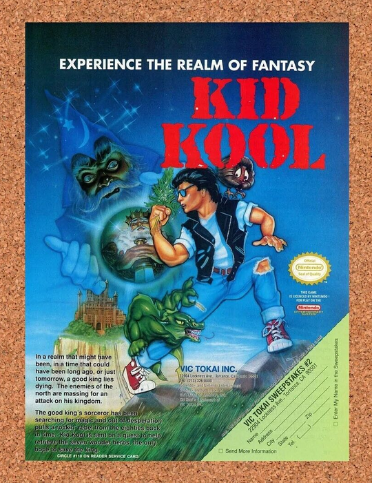 1989 Kid Kool NES Original Ad - for just $17.99! 