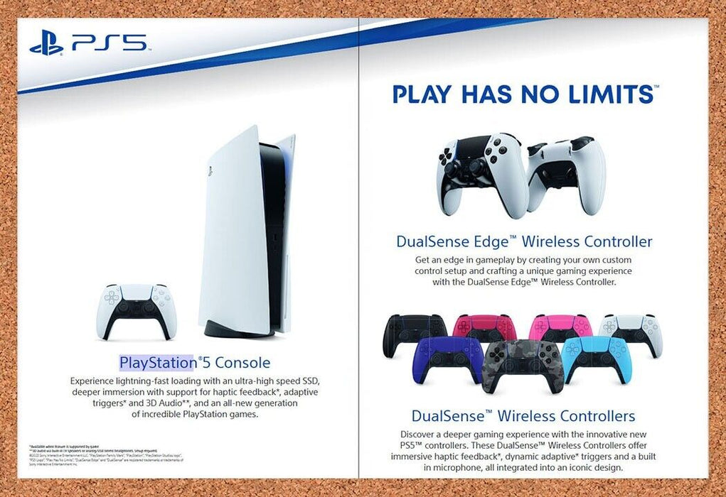 2023 Sony PS5 Console Original Ad vc1 - for just $21.49! 