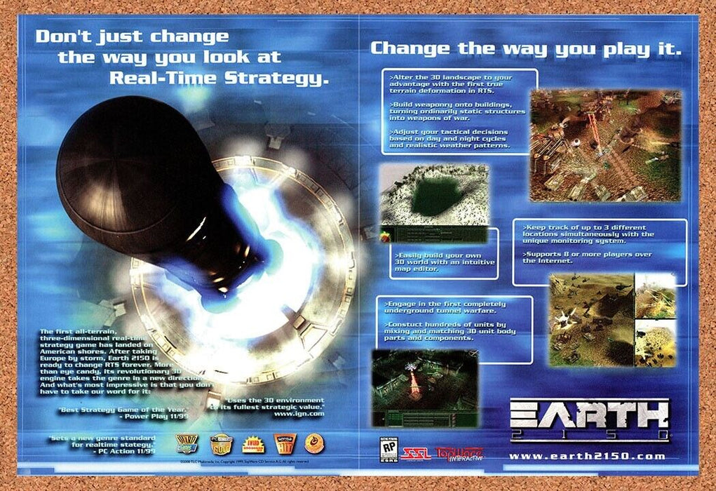 2002 Earth 2150 PC Original Ad - for just $21.49! 