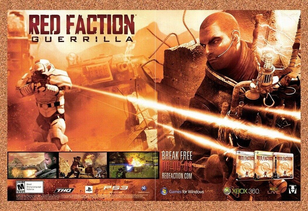 2009 Red Faction Guerrilla Xbox 360 Original Ad v1 - for just $18.27! 