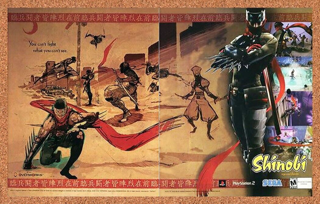 2002 Shinobi PS2 Original Ad v2 - for just $21.49! 