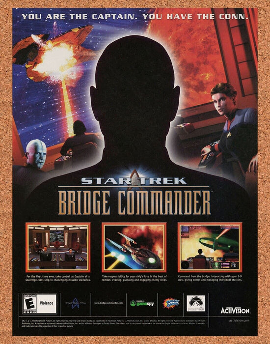 2004 Star Trek Bridge Commander PC Original Ad v5 - for just $19.49! 
