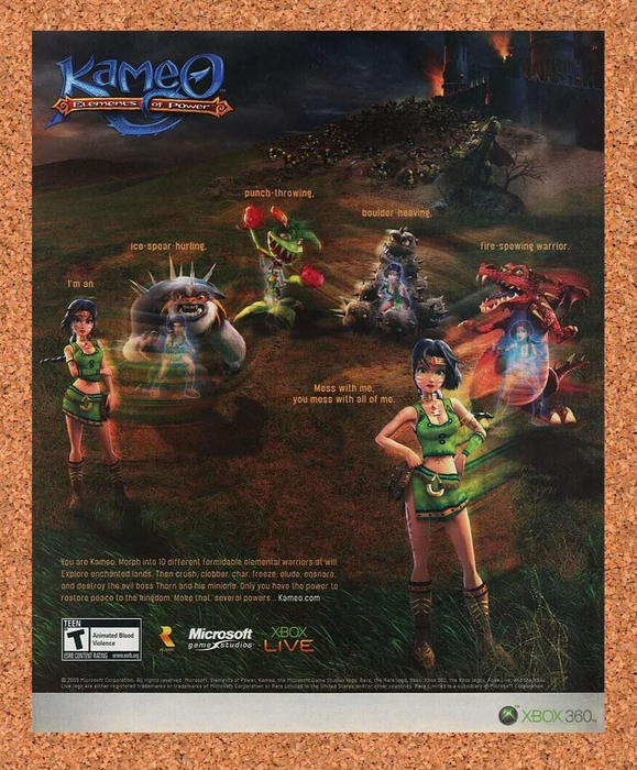 2005 Kameo Elements Of Power Xbox Original Ad v1 - for just $17.99! 