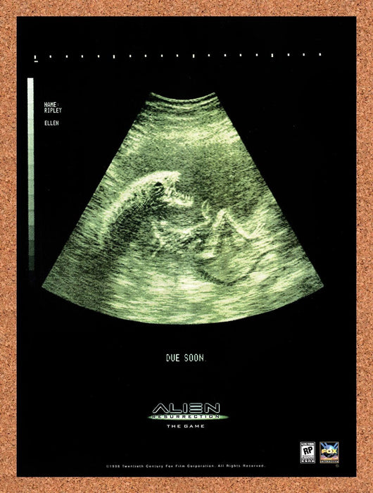 2000 Alien Resurrection PS1 Original Ad v2 - for just $17.99! 