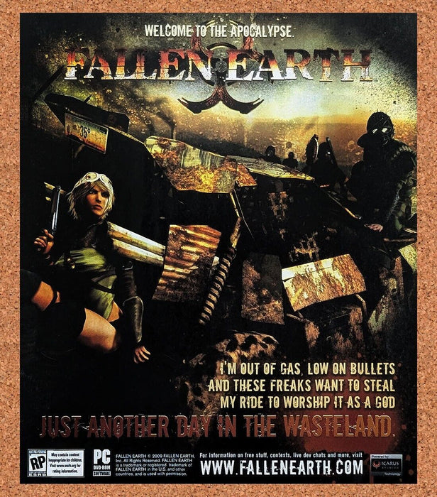 2009 Fallen Earth PC Original Ad - for just $17.99! 