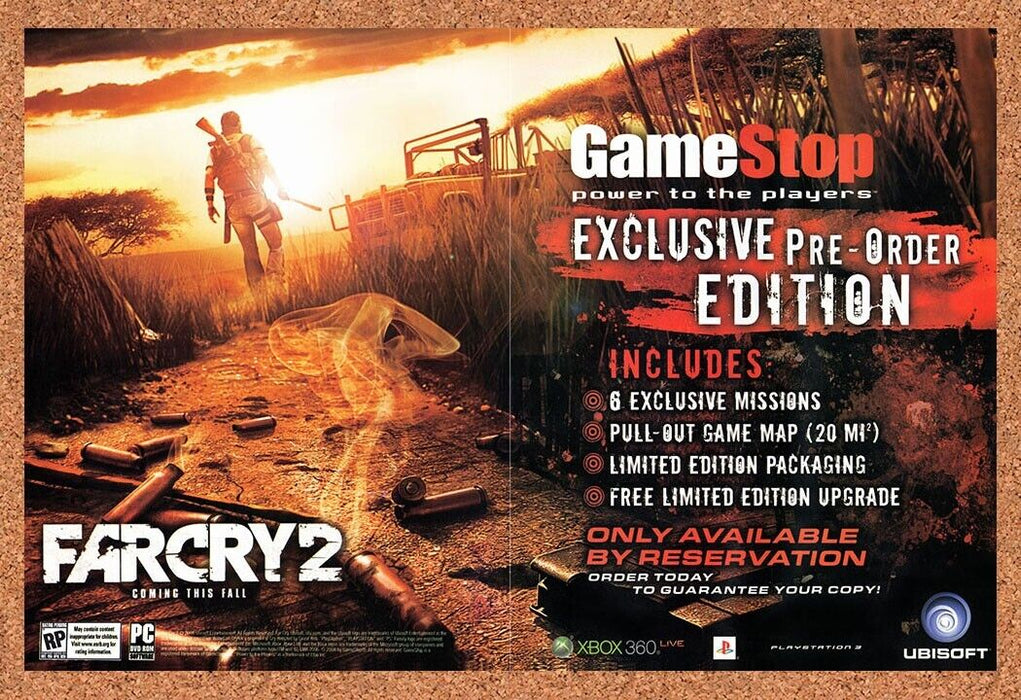 2008 Far Cry 2 Xbox 360 Original Ad - for just $21.49! 