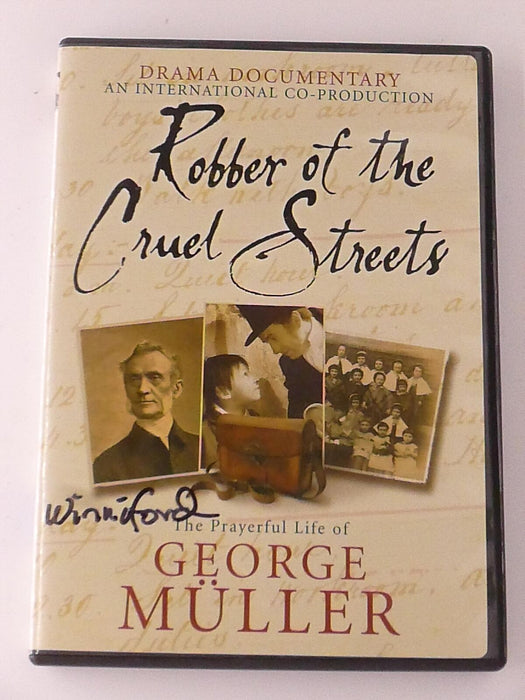 Robber of the Cruel Streets - The Prayerful Life of George Muller (DVD) - J0319 - for just $3.50! 