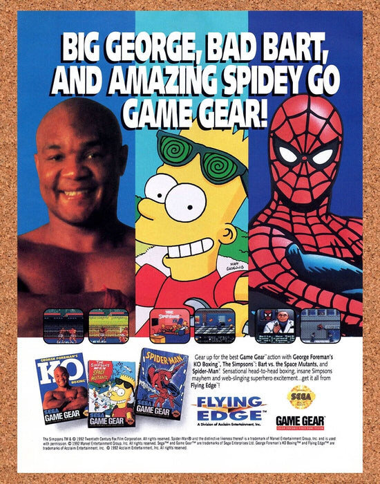 1992 Sega Game Gear Console Original Ad - for just $17.99! 