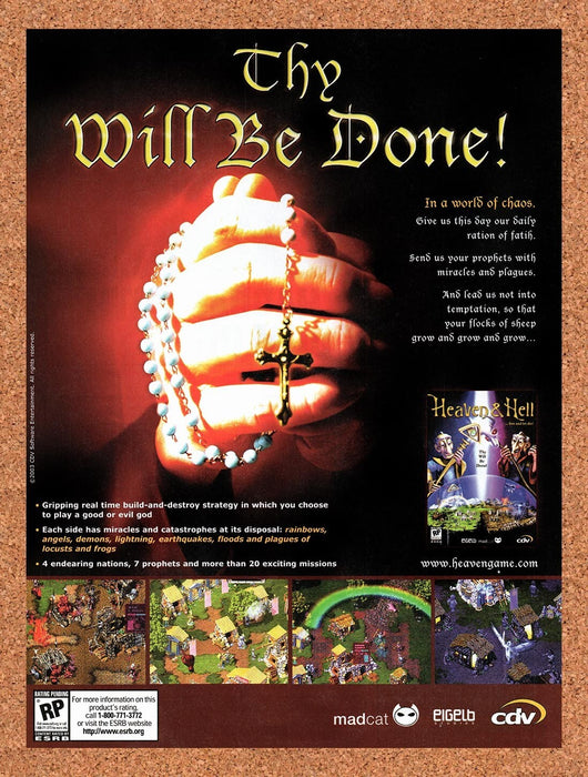 2003 Heaven & Hell PC Original Ad v1 - for just $17.99! 