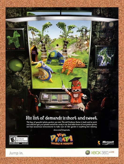 2008 Viva Pinata Xbox 360 Original Ad v2 - for just $17.99! 