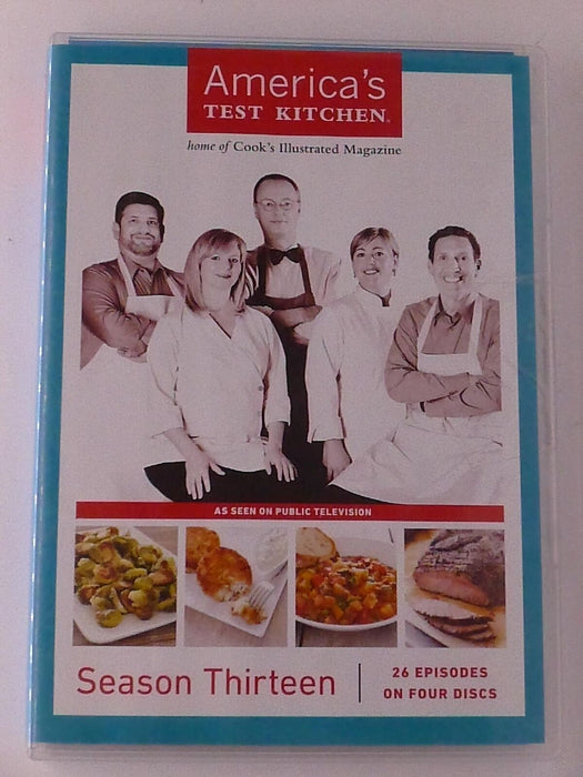 Americas Test Kitchen - Season Thirteen (DVD, 26 episodes, 2013) - J1231 - for just $2.25! 