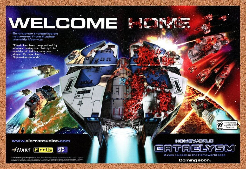2002 Homeworld Cataclysm PC Original Ad v1 - for just $21.49! 