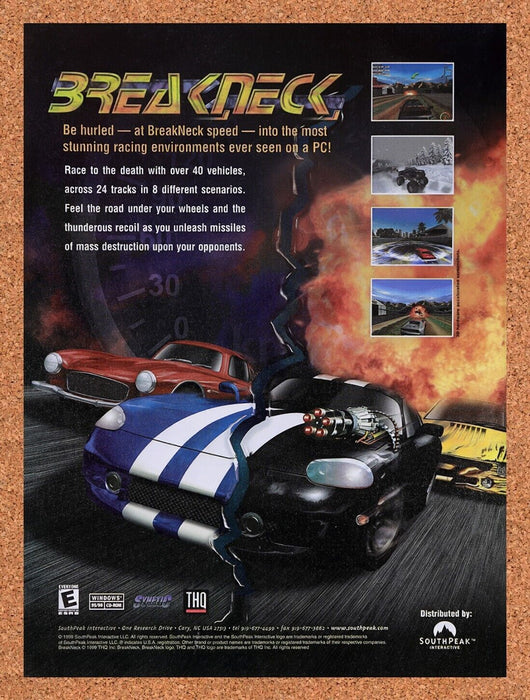 2000 BreakNeck PC Original Ad v1 - for just $15.29! 