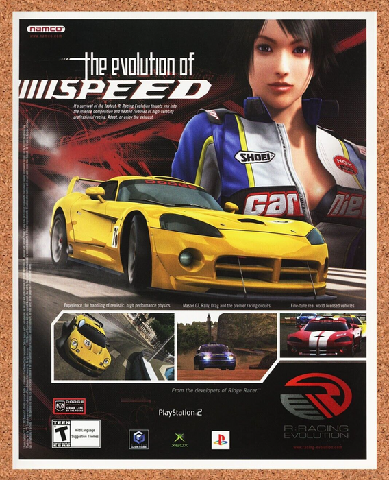 2005 R Racing Evolution PS2 Original Ad - for just $17.99! 